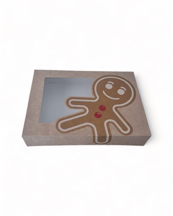 Festive box "Gingerbread cookie", with window