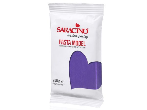 Modeling clay "SARACINO", purple color, 250g.