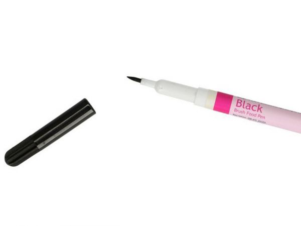 Black food grade pen, 1 pc.