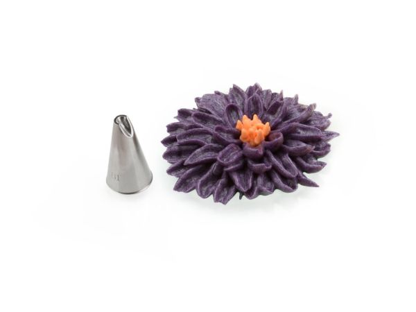 Pastry semi-round nozzle, 1 pc.