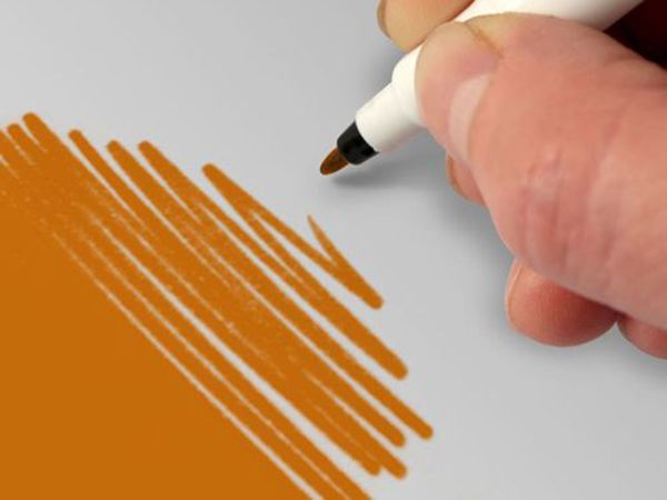 Light gold edible pen, double-sided (Cake Craft)