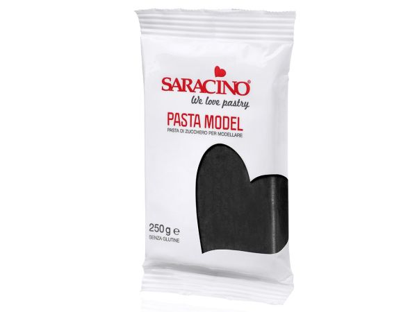 Modeling clay "SARACINO", black color, 250g.