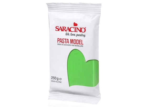Modeling clay "SARACINO", green color, 250g.