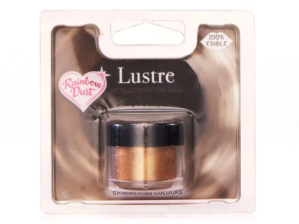 Light gold edible glitter
