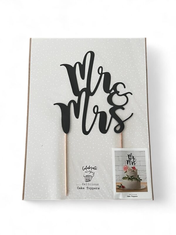 Cake pin "Mr & Mrs", 1 pc.