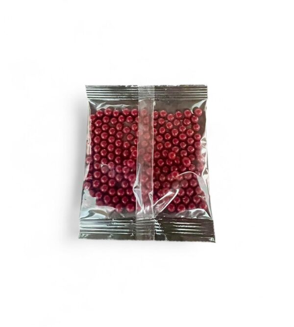 Valrhona crunchy pearls raspberry flavor, 30g