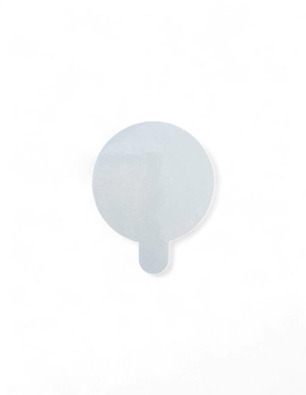 Round coasters white, 8cm, 100pcs
