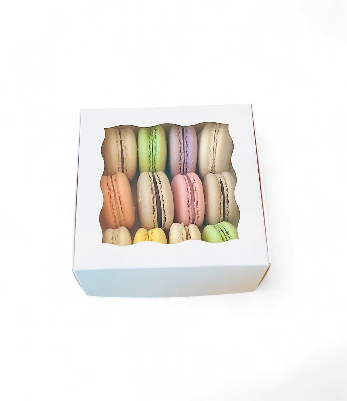 Dessert box with window, 15 x 15 x 6 cm, 1 pc. - Image 2
