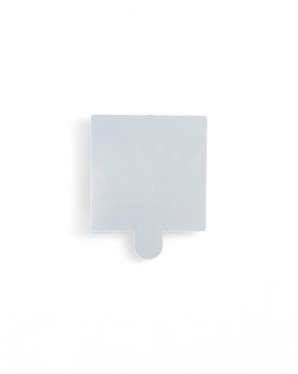Square coasters white, 8cm, 100pcs