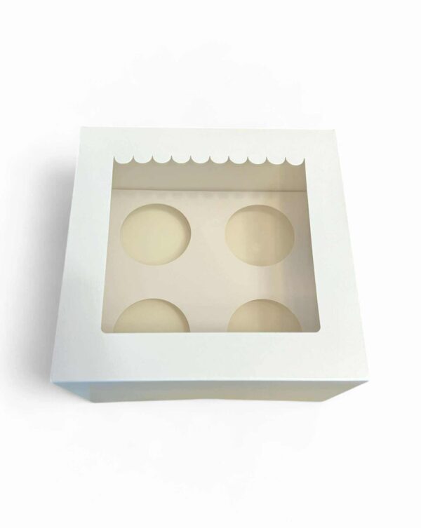 4pcs cupcake box, square 1pc