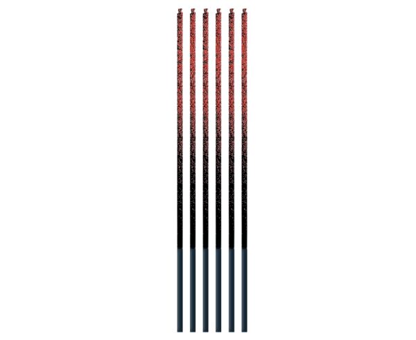 Black candles for cake, 1 pc.