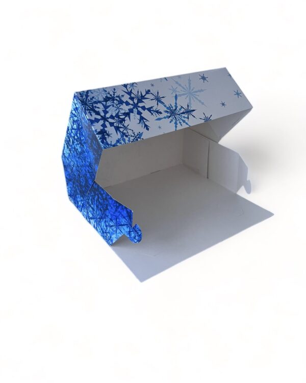 Festive box "Snowflakes", without box