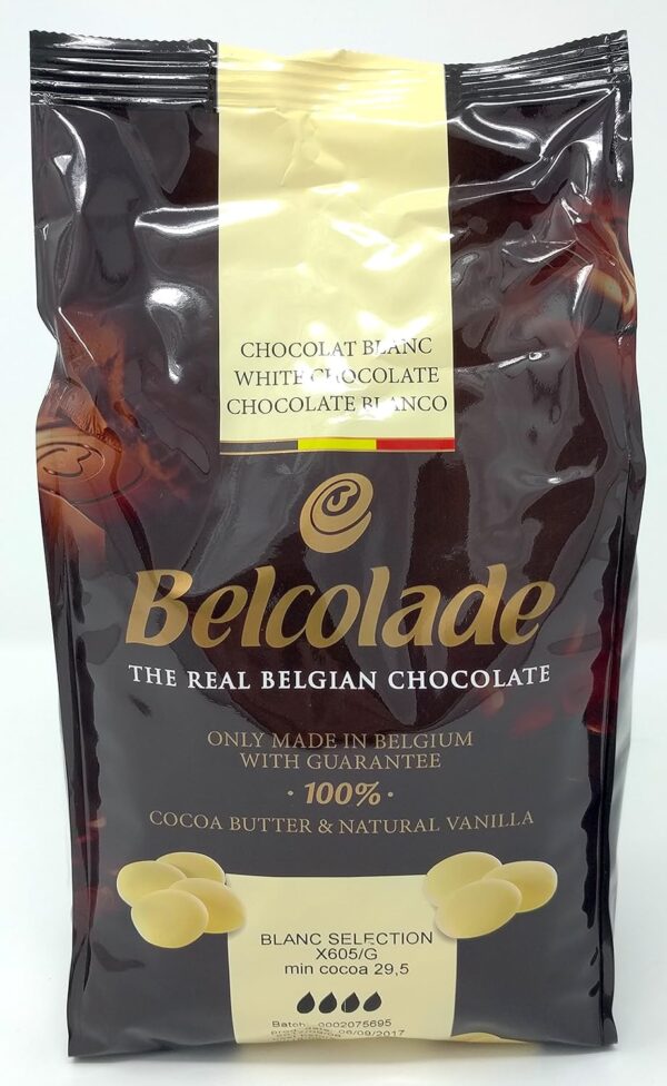 Belcolade white chocolate (31%),1kg