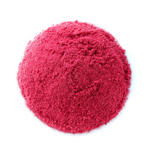 Freeze-dried raspberry powder, 50g.