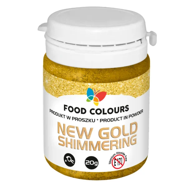 Food coloring gold glitter, 20g