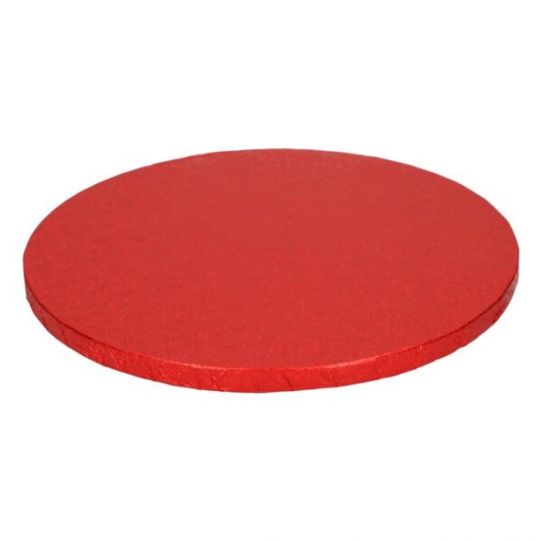Red cake stand 12mm thick, 30cm