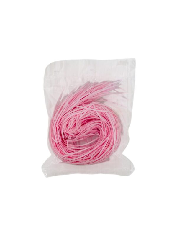 Waffle decoration "Nest", pink, 30g.