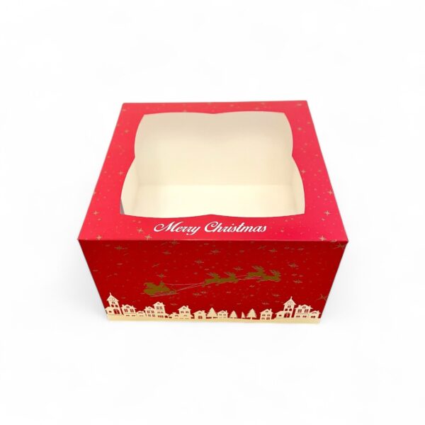Christmas cake box 25x25x15cm, 1pc.