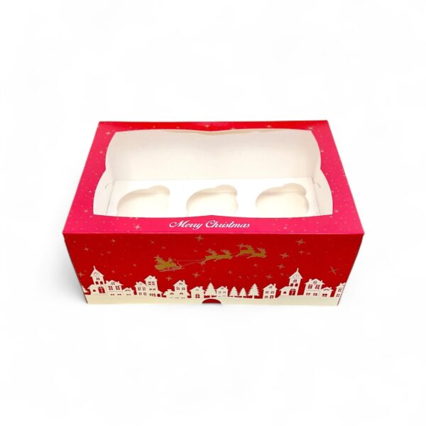 Christmas 6-piece cupcake box, 1 piece