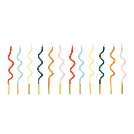 Colored candles for cake, 1 pc.