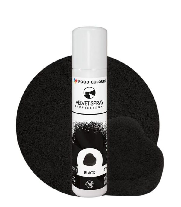 Black velvet spray