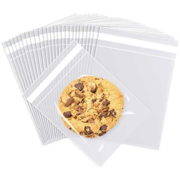 Transparent bags for cookies, 100pcs