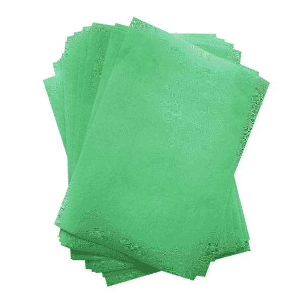 green wafer paper