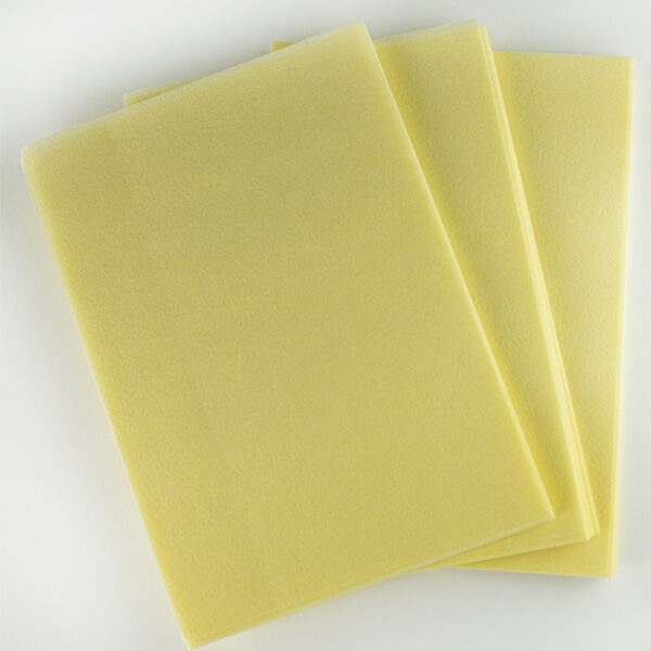 yellow wafer paper