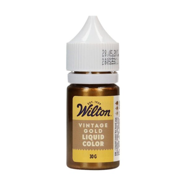 Wilton Vintage Gold Liquid Paint wilton paint